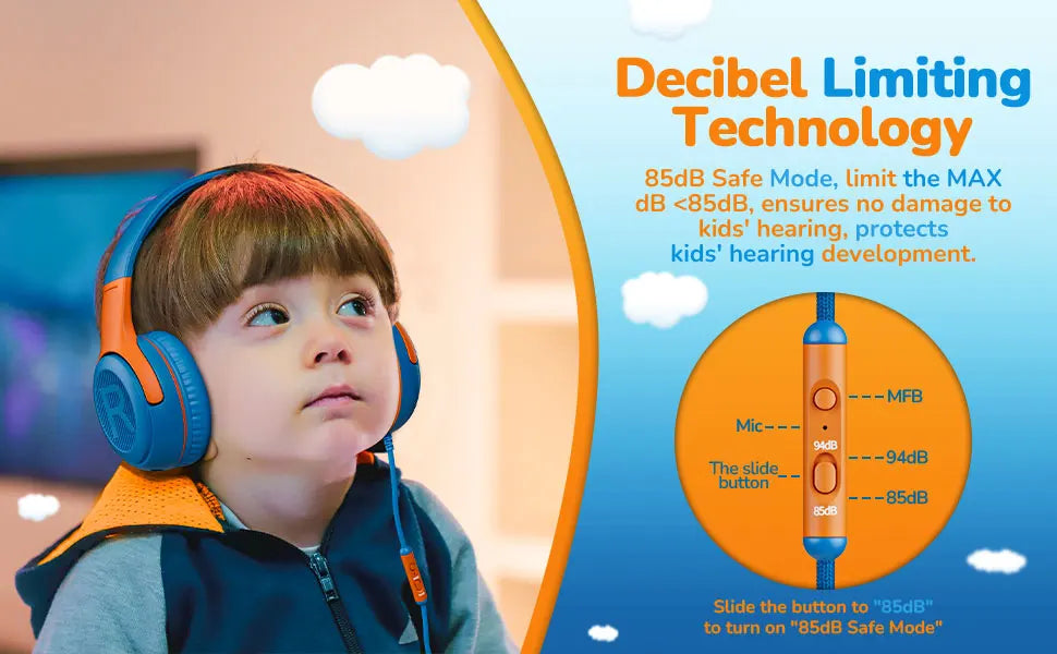 Gaming Headphones with Mic and Surround Sound - Comfortable Over-Ear Design Tidesmit