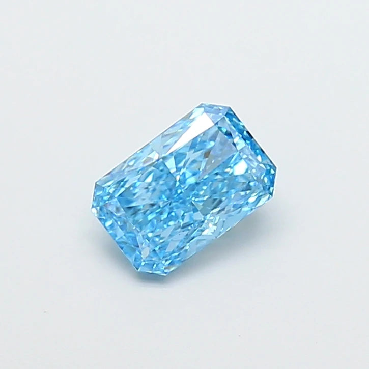 Radiant Cut 1.00ct Fancy Light Blue Lab Grown Diamond IGI Certified Loose Diamond Luxury Engagement Ring