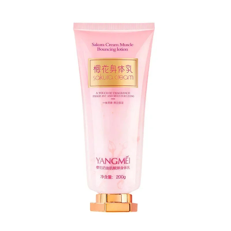 200g Japan Sakura Whitening Body Lotion Niacinamide Lotion Moisturizing Brightening Skin Lightening Cream for Dark Skin
