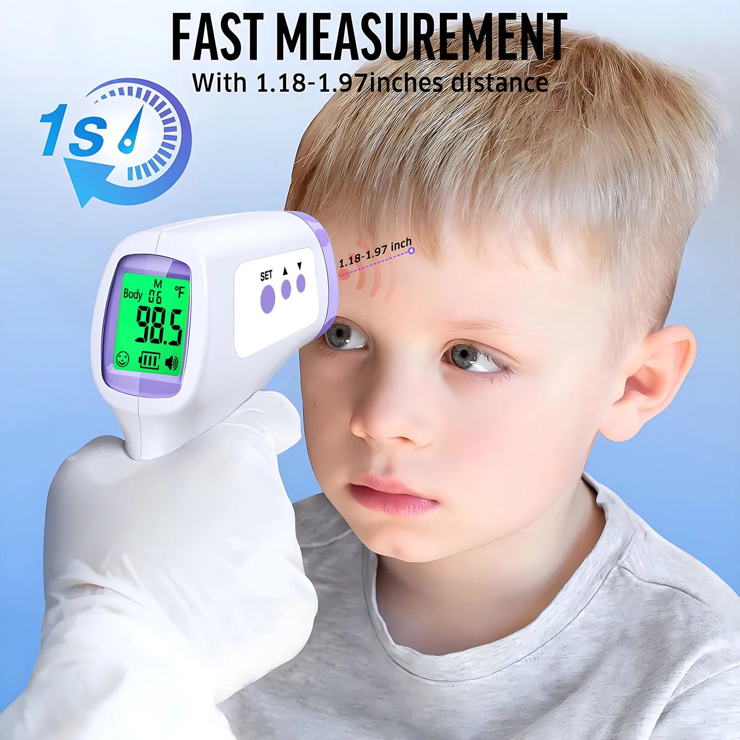 Thermometer Digital Medical Body Thermometer Baby Adult Non-contact Infrared Temperature Tools Home Fever Forehead Thermometer