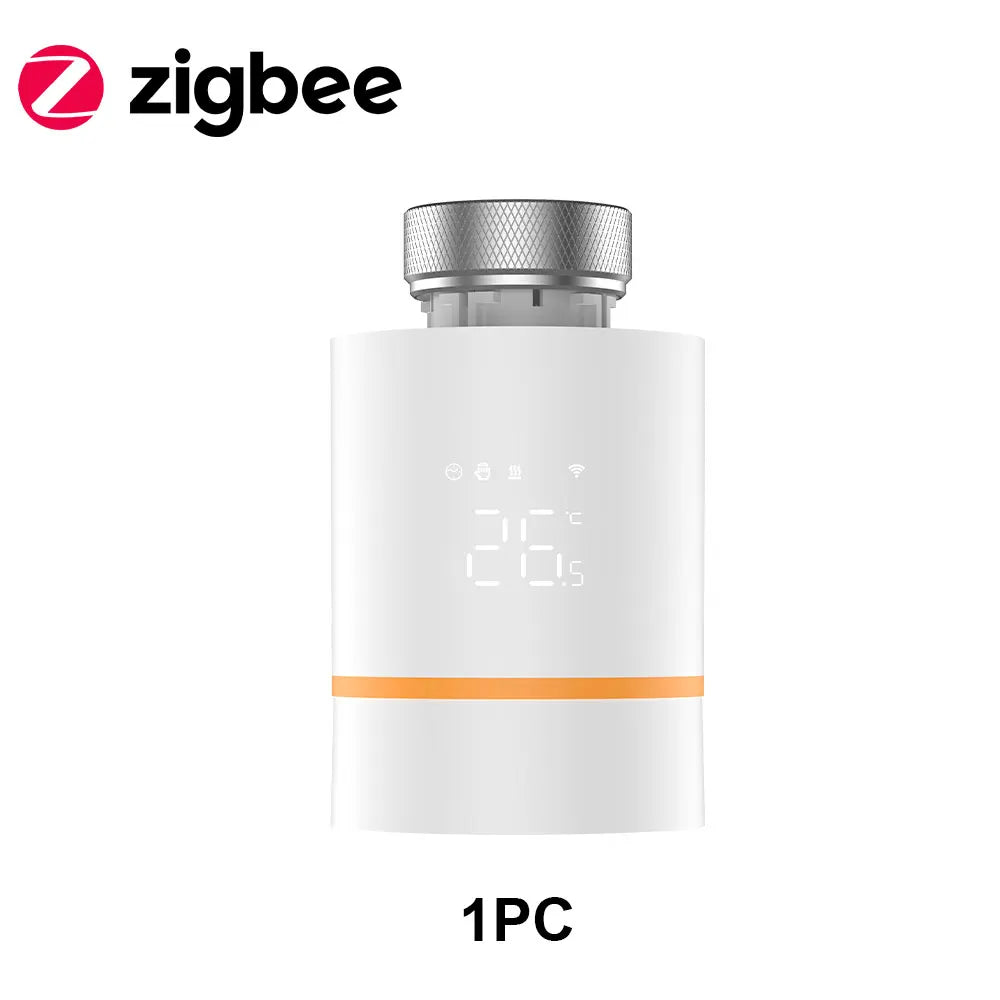 Tuya ZigBee3.0 Thermostat Radiator Actuator Smart TRV Thermostatic Valve Controller Works With Tuya Alexa Google Home Alice