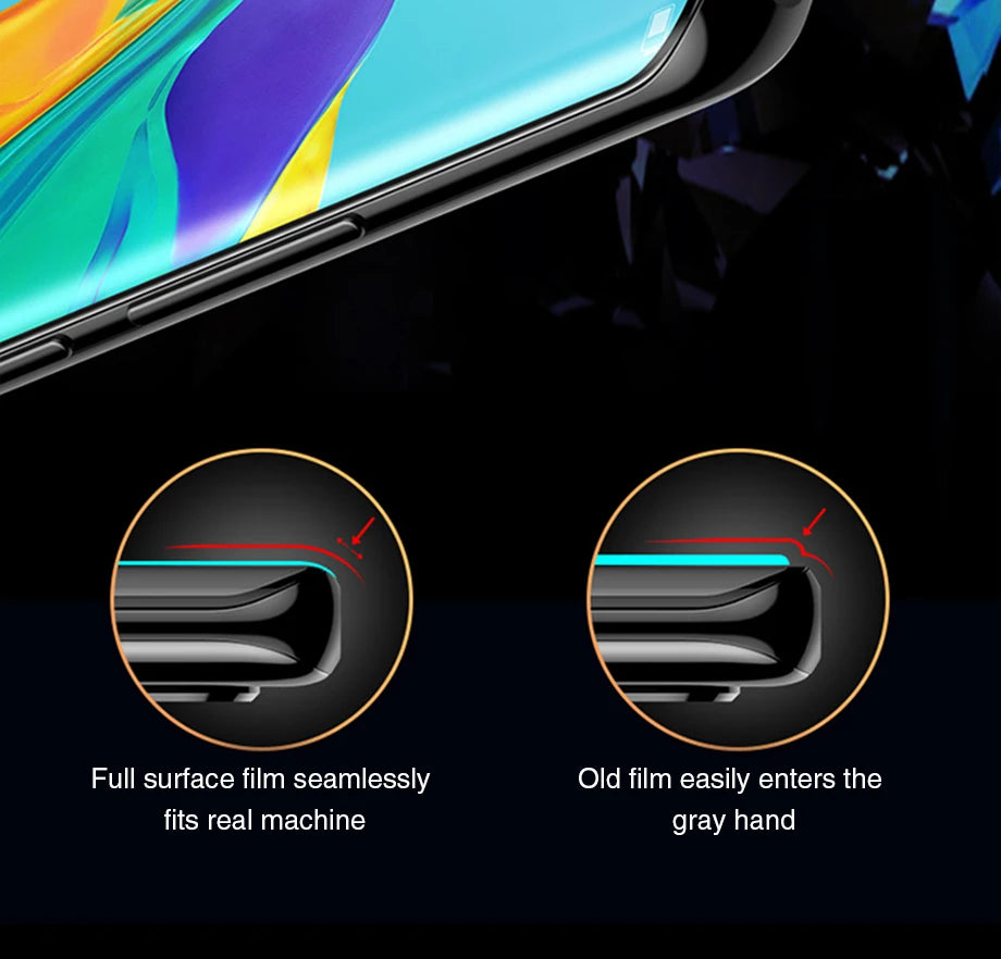 3D Curved Tempered Glass On The Screen Protector For Huawei P30 Pro P40 P20 Lite Tempered Glass For Huawei Mate 20 Pro 30 Lite AE Tidesmit