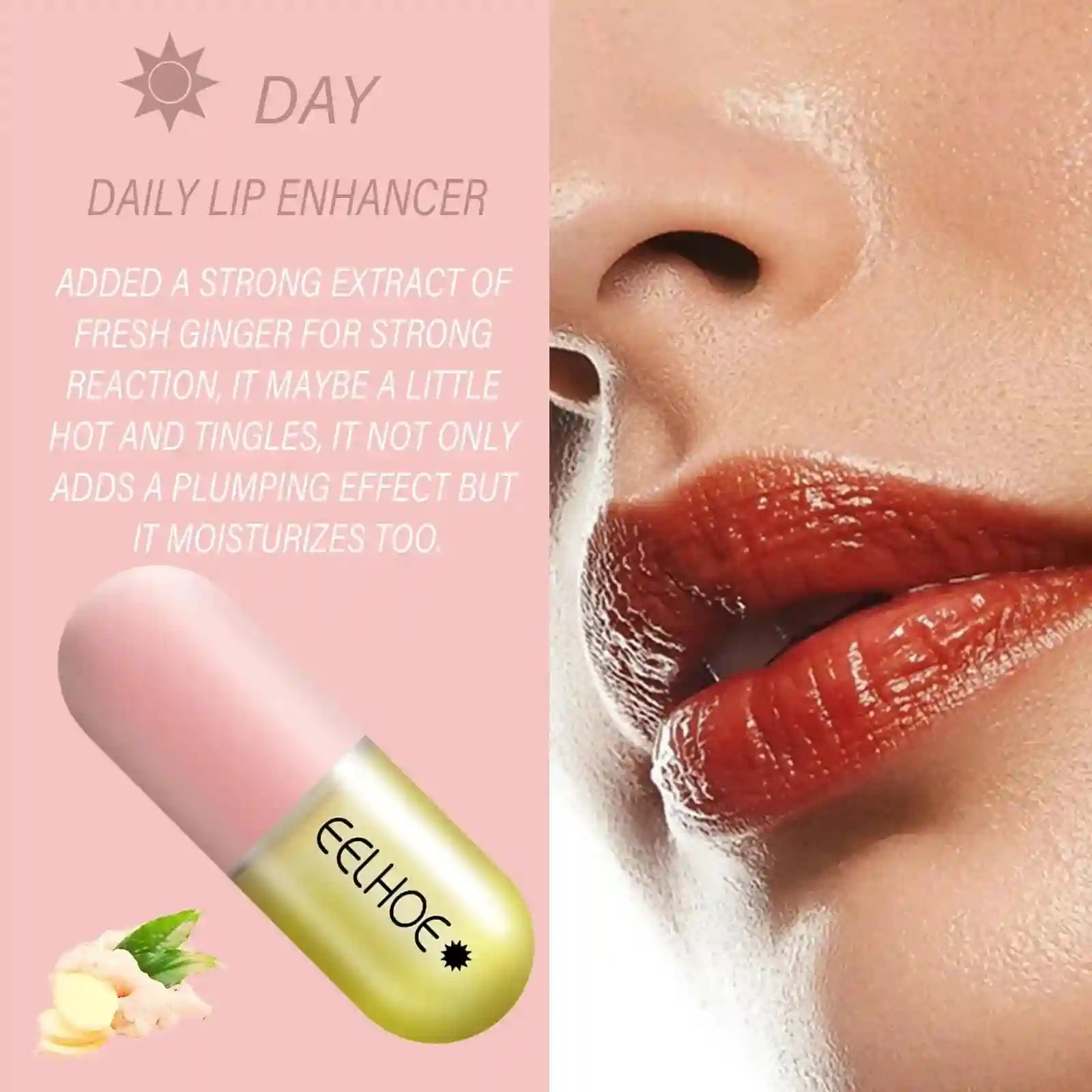 Lip Plumper Oil: Instant Volumizing Serum for Hydrated, Fuller Lips Lip Care Tidesmit