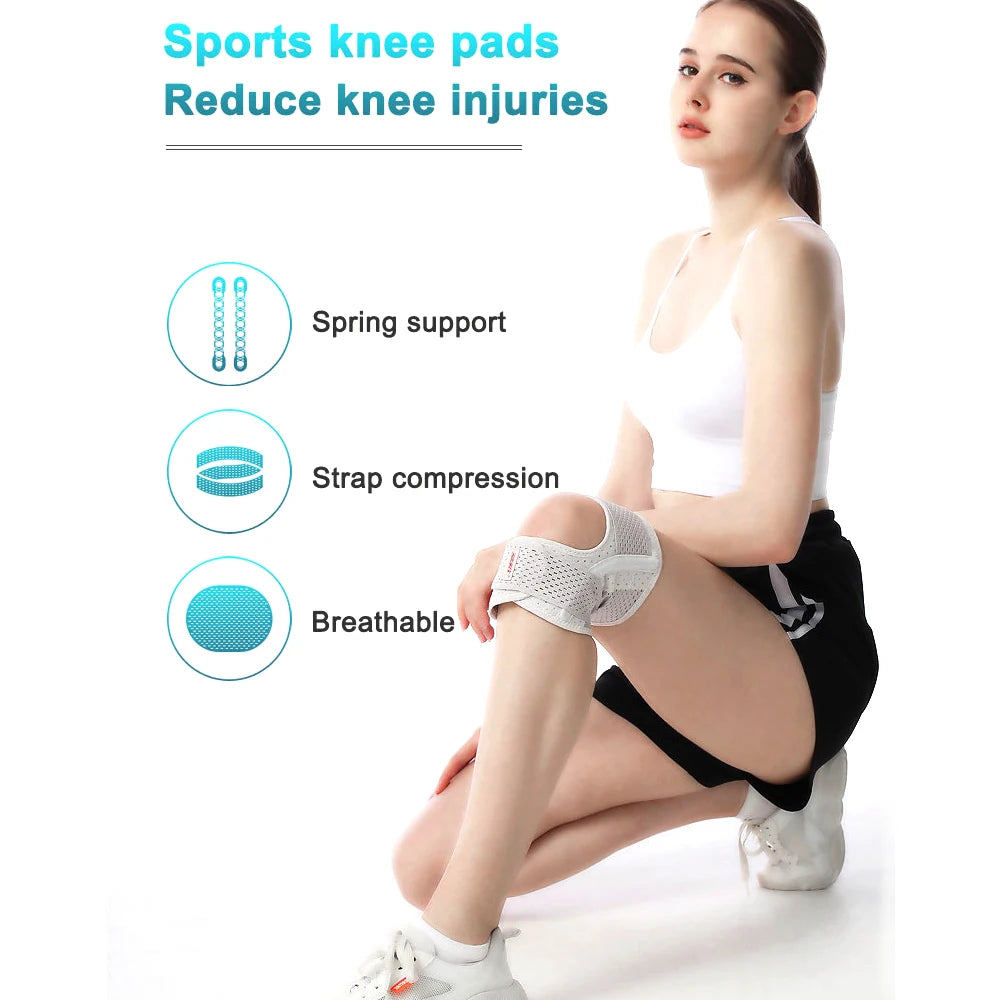 Knee Brace with Side Stabilizers Relieve Meniscus Tear Knee Pain ACL MCL Arthritis,Joint Pain,Breathable Adjustable Knee Support
