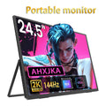 AHXJKA Portable Monitors 21.5/23.8/24.5 Inch 100sRGB Gaming phone Mobile Laptop Extender Second Screen For Steaam/PS4/5/TV/XBox
