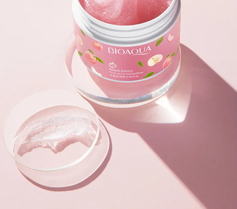 Honey Peach Facial Scrub: Natural Exfoliating Cream by Tidesmit Scrubs Treatments Tidesmit