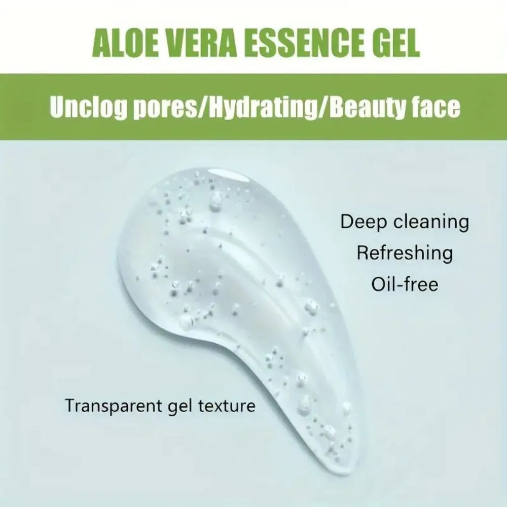 Exfoliating Facial Scrub | Aloe Vera Deep Pore Cleansing Gel 100ml Scrubs Treatments Tidesmit