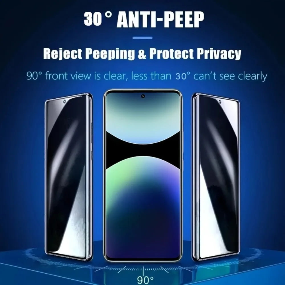 2Pcs Anti Spy Hydrogel Film for Redmi Note 15 14 13 Pro Plus 13 12 11 10 Pro 14S Screen Protector AE Tidesmit