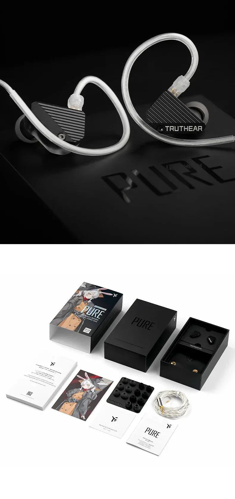 Tidesmit 1DD+3BA Hybrid Hi-Fi In-Ear Monitors - Pure Audio Grade Tidesmit