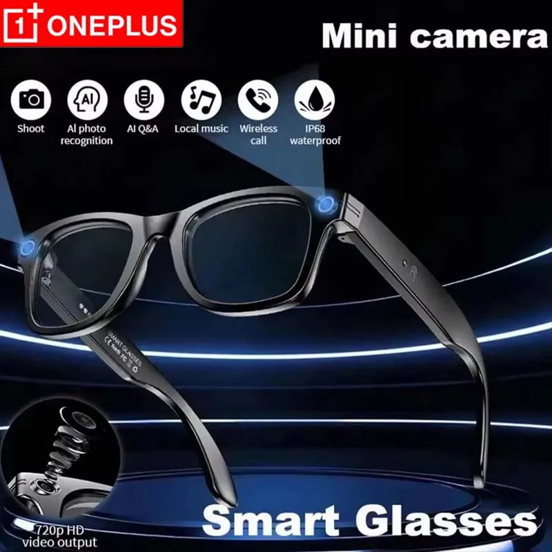 Tidesmit Smart Audio Glasses with AI Camera and Spatial Bluetooth Connectivity Tidesmit