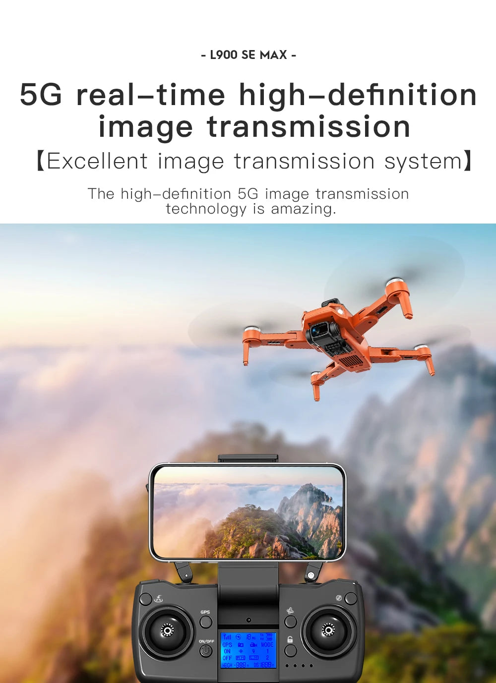 4K GPS Drone with Obstacle Avoidance and FPV Camera | Tidesmit Tidesmit
