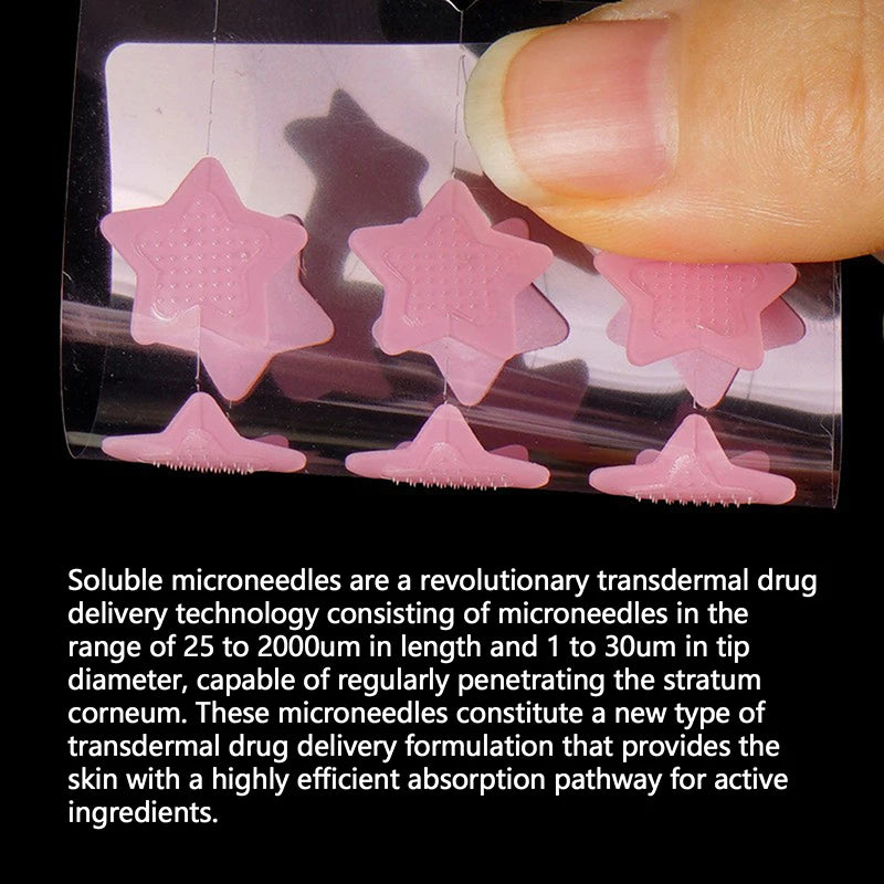 Salicylic AcidRemoval Acne Stickers Microneedle Blemish Treatment Facial Healing Treatment Skin Care Patch Tools Water-Soluble