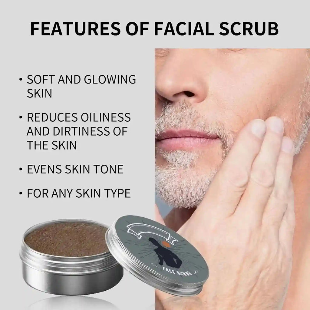 Facial Exfoliating Scrub Powder - Deep Pore Cleanser | Tidesmit Scrubs Treatments Tidesmit