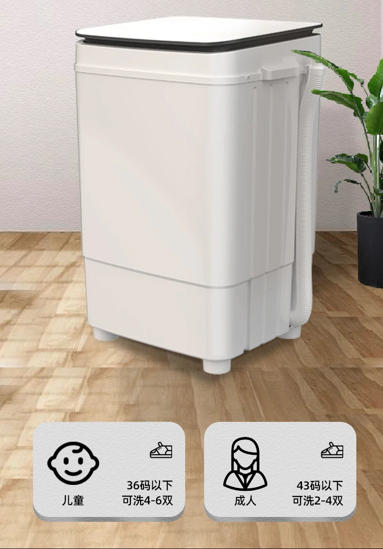 Tidesmit portable household shoe washing machine for automatic laundry cleaning of shoes, socks, and underwear