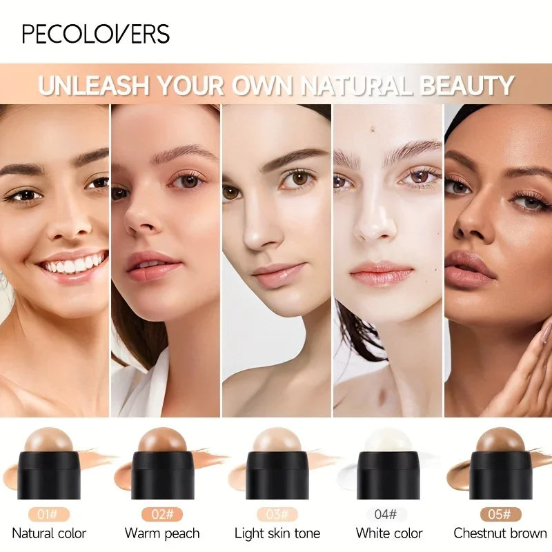 Tidesmit highlighting bronzer stick face makeup swatch showing creamy long lasting contour and brightening texture