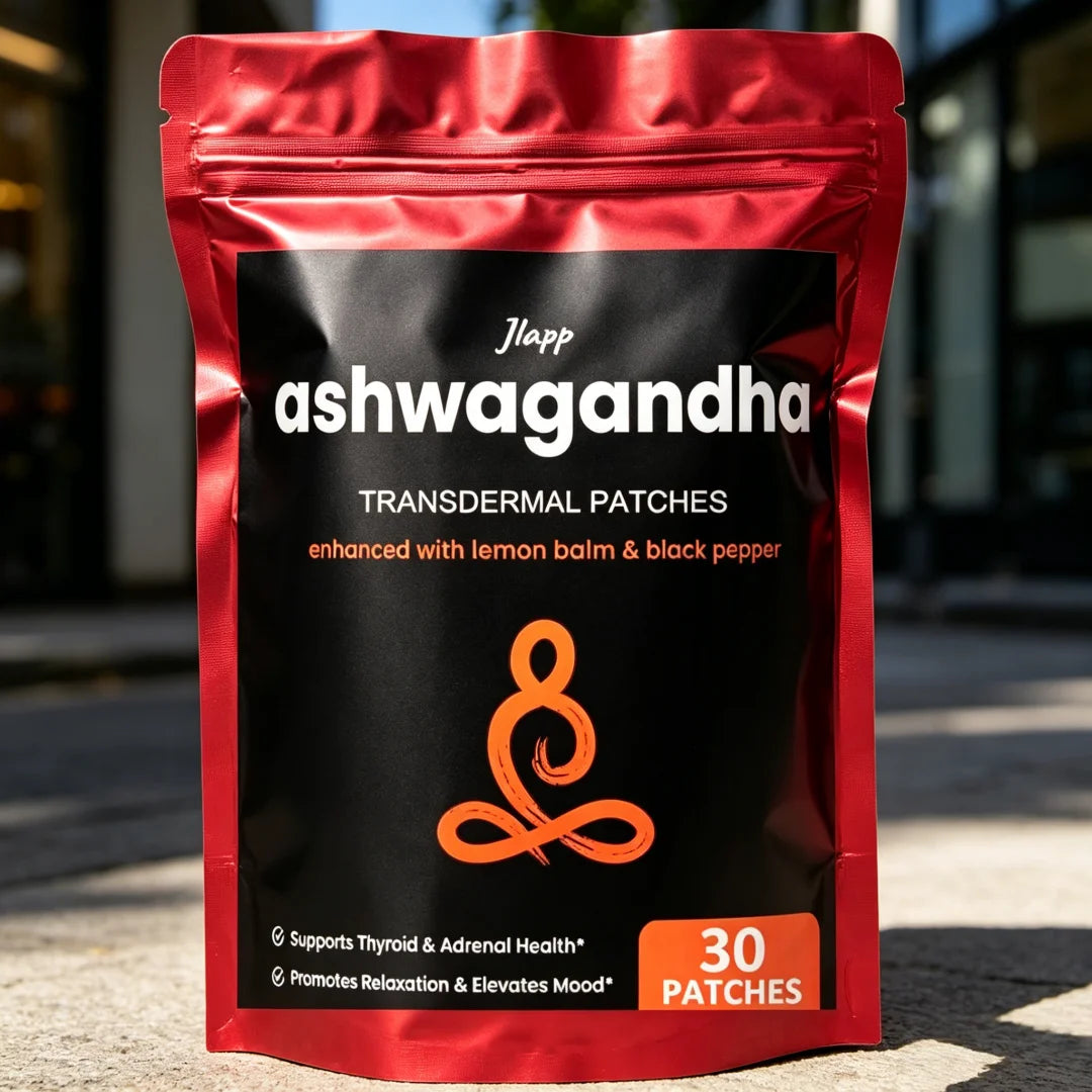Ashwagandha Transdermal Patches Natural Energy, Performance & Mood Support 30 Patches