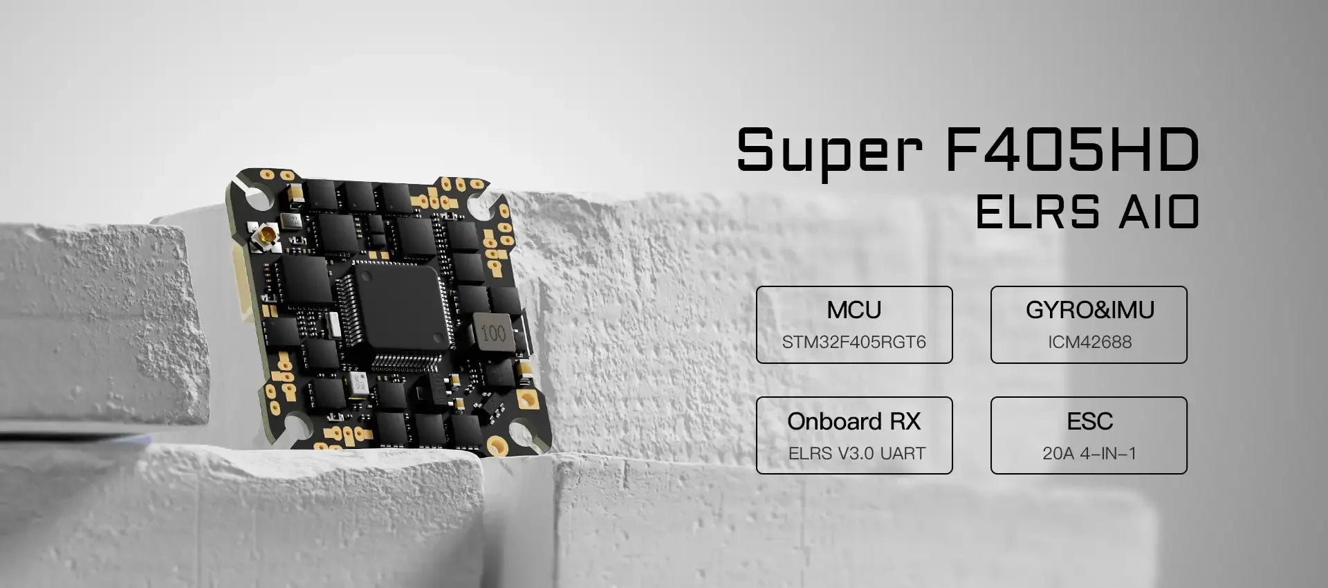 Caddx Gofilm 20 4K FPV Drone | 1303 6000KV 4S Quadcopter Kit Tidesmit
