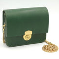 CHOU Shanghai Premium Lady Women Genuine Leather Single Strap Shoulder Bag Fashion Metal Lock Handbag Custom Printed Logo