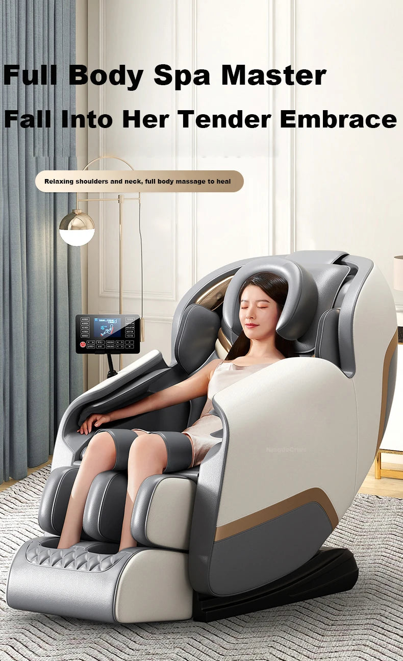Massage Chair Recliner with Heat and Shiatsu Therapy, Gray | Tidesmit Massage Chairs Tidesmit