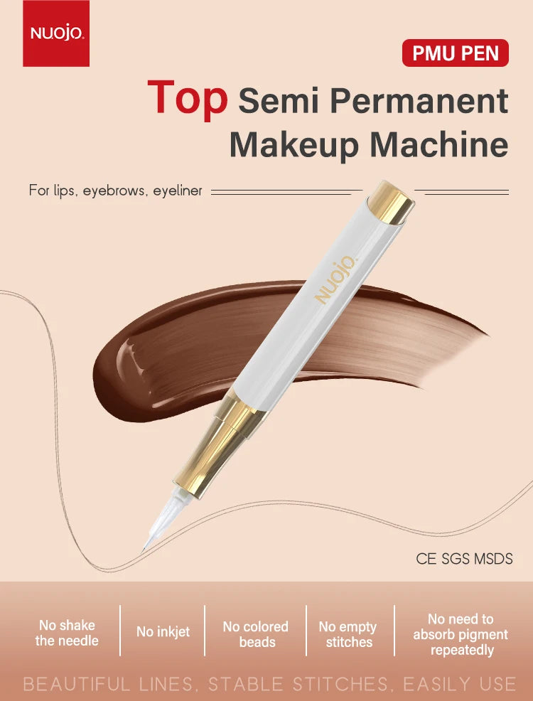 PMU Machine for Lips and Brows - 15000RPM Precision Microblading Pen Permanent Makeup Machines Tidesmit