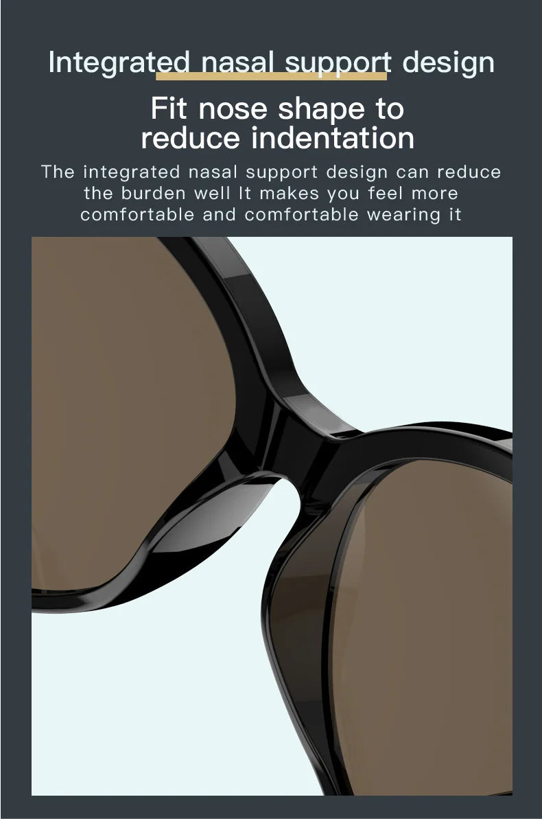 Smart Bluetooth Sunglasses with Spatial Audio and UV Protection Tidesmit