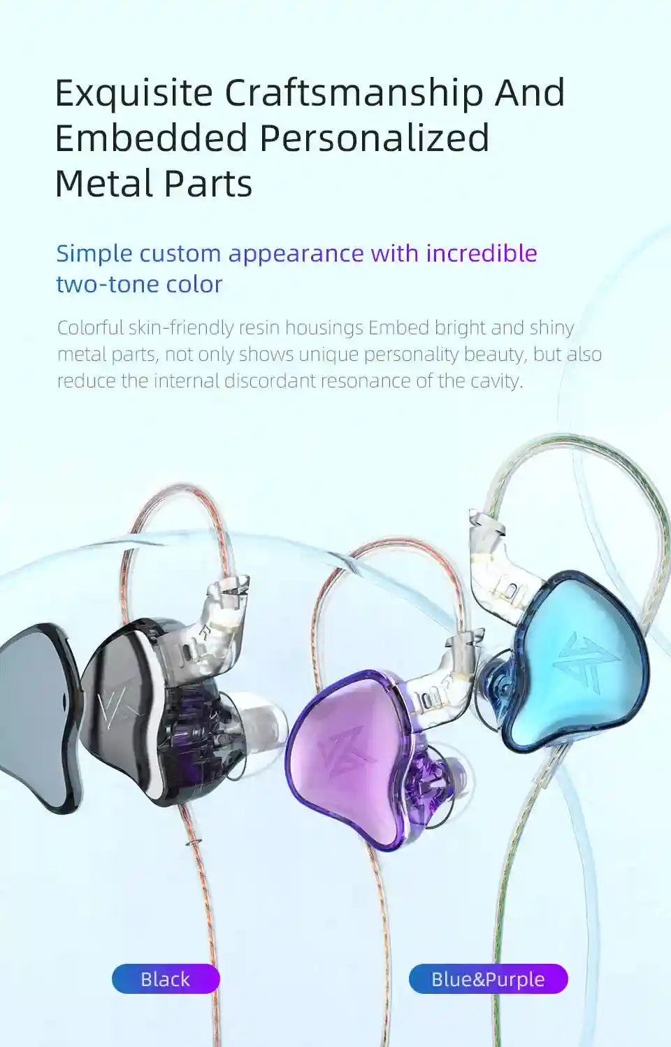 Wired In-Ear Monitors with Noise Isolation and Deep Bass Control Tidesmit