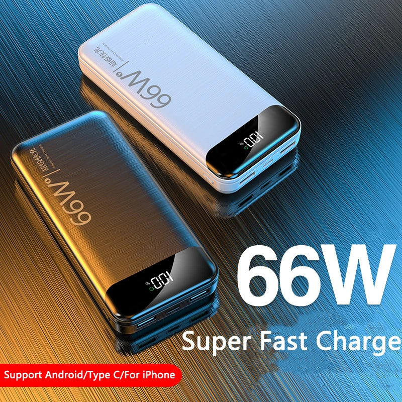 Tidesmit 66W Fast Charging Power Bank 30000mAh Portable Charger Tidesmit