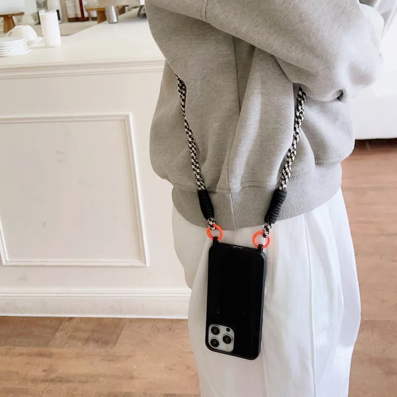 iPhone 16 Pro Max Crossbody Case with Shockproof Lanyard TPU Cover Tidesmit