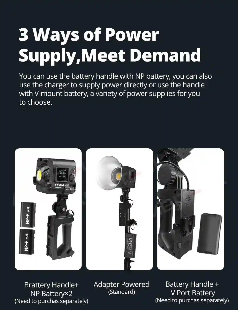 Bi-color LED Video Light: Portable Handheld Studio Lamp for Content Tidesmit