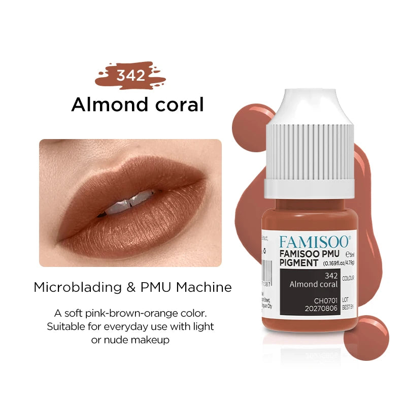 Lip Tattoo Ink – Long Lasting Microblading Pigment 5ml | Tidesmit Permanent Makeup Machines Tidesmit