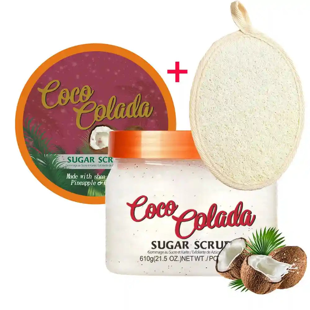 Shea Sugar Body Scrub Exfoliant - Natural Smoothing Treatment Scrubs Treatments Coconut Sugar Scrub Tidesmit