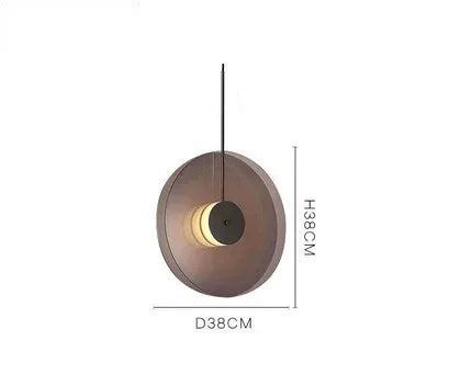 Nordic Minimalist Chandelier Pendant Light | Modern LED Decor L 38 CM vertical China Mainland Tidesmit