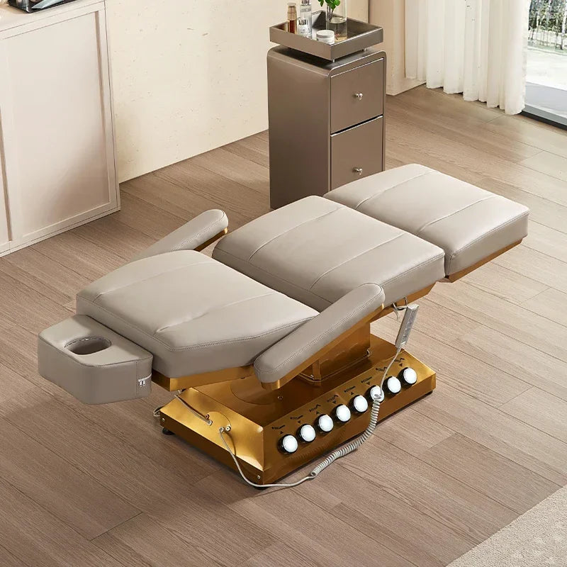 Electric Massage Beauty Bed – Adjustable Facial Chair with Heat Therapy Massage Chairs Tidesmit