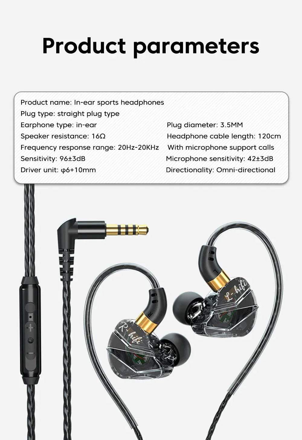 Tidesmit USB-C Wired Earbuds with 9D HiFi Stereo Bass - S16 Series Tidesmit