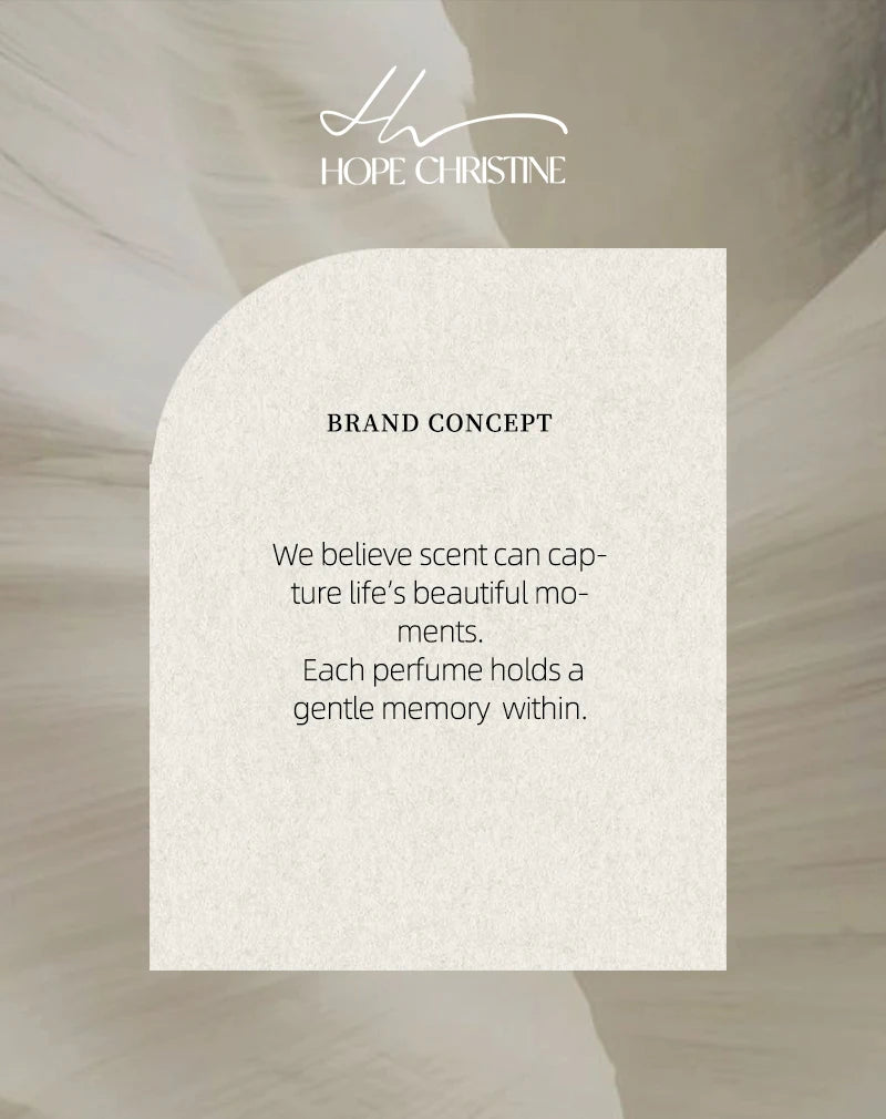 Hope Christine Mademoiselle Cool fresh floral fruity women's perfume. Elegant, light, long-lasting daily scent.