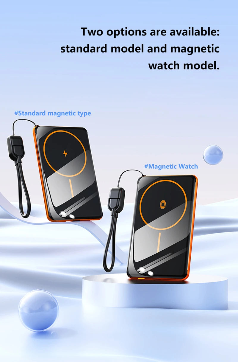 Tidesmit 50000mAh Magnetic Power Bank: Fast Charging Portable Charger Tidesmit