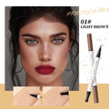 Tidesmit 2-in-1 waterproof freckle stamp pen in natural brown shade swatch for effortless faux freckle makeup looks