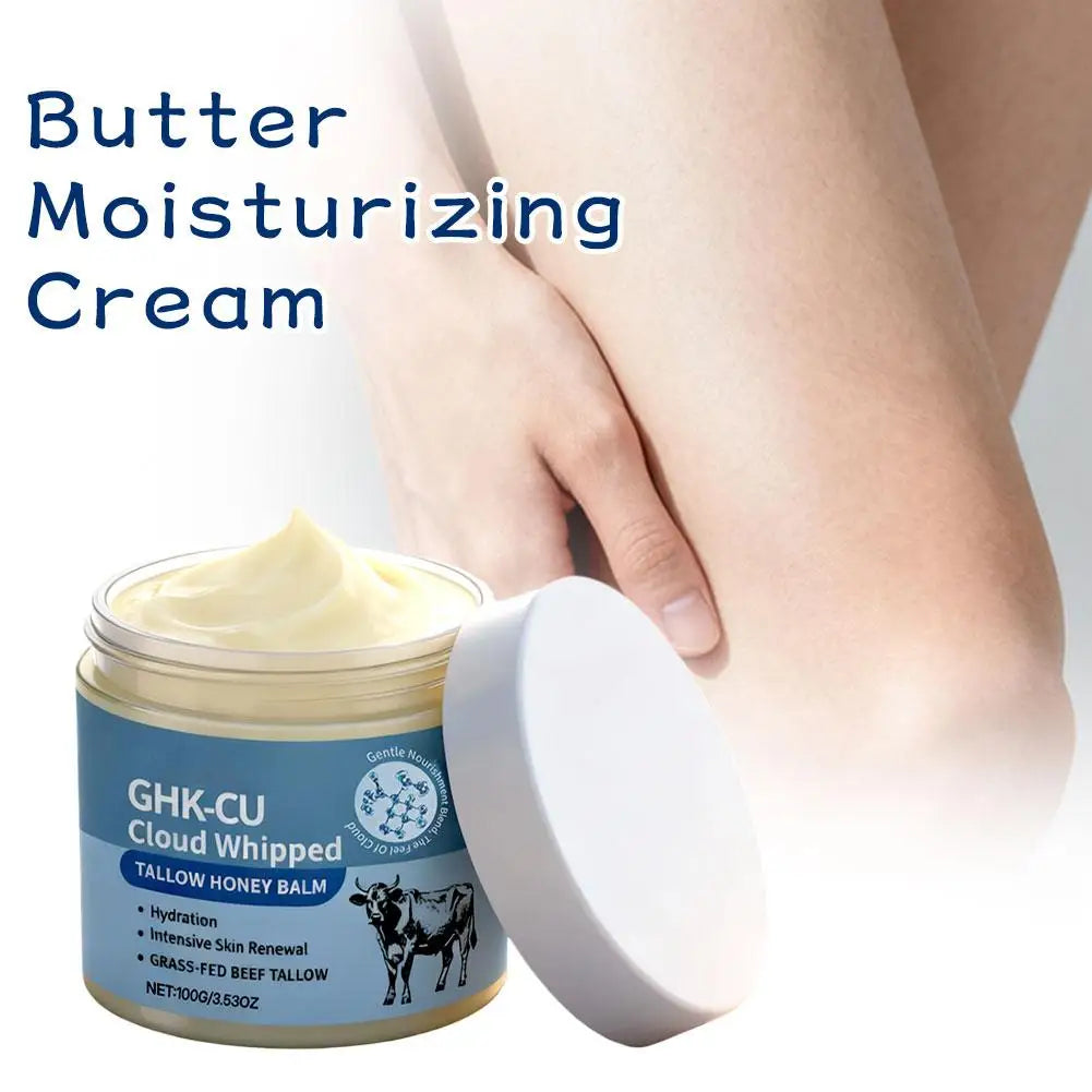 100g Copper Peptide Tallow Honey Balm - Methylene Blue Anti-Aging Gentle Nourish Moisturizing Face & Body Skin Care Cream