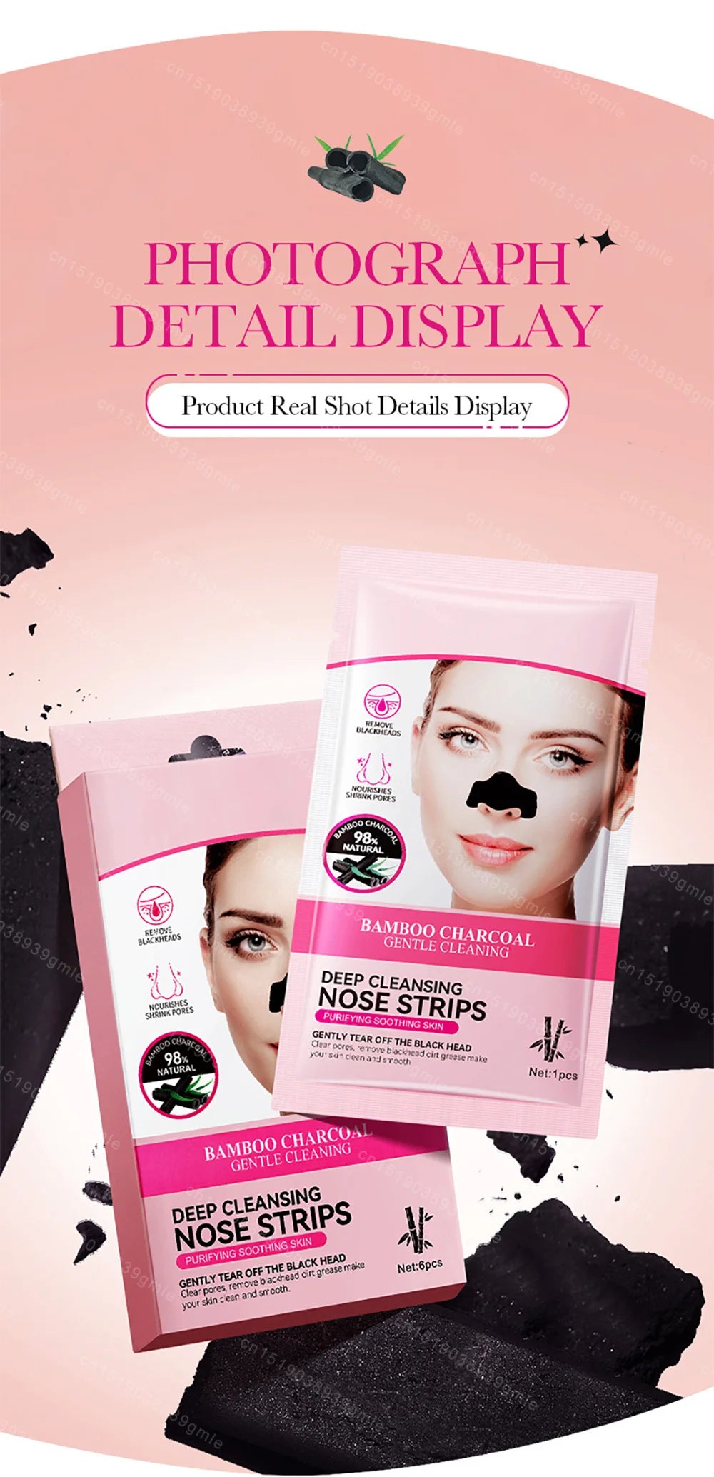 Remove Blackheads Deep Cleansing Nose Strips Gentle Facial Care Tool Unisex Remove Stickers Black Head Skin Care Mask Patch