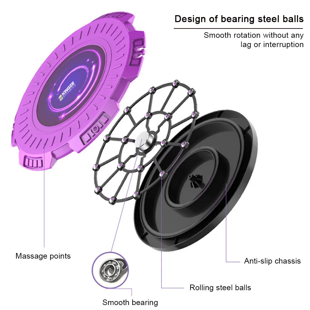 Waist Twisting Disc Fitness Board with Massage - Portable Home Trainer Body Shaping Massage Equipment Tidesmit