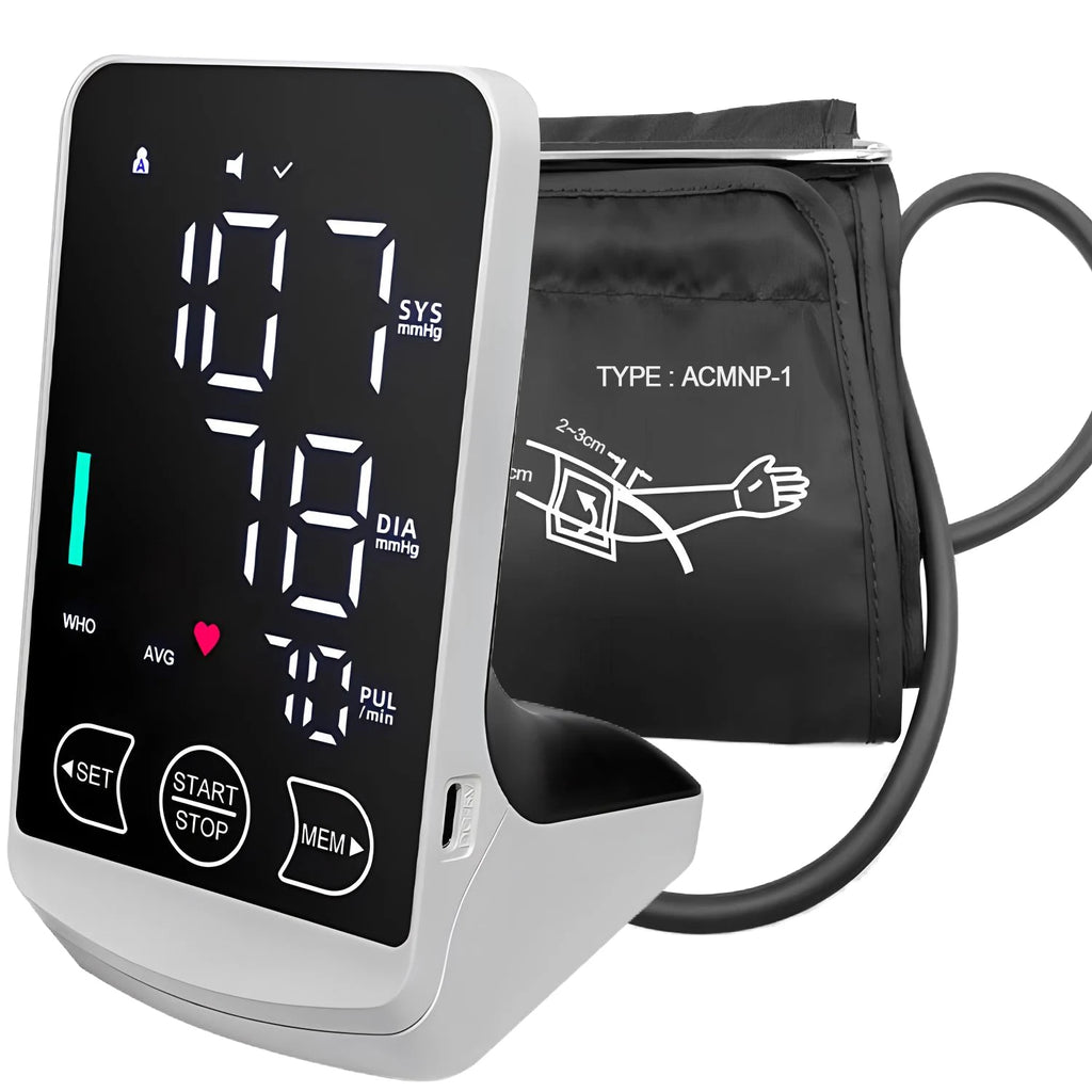 Blood Pressure Machine Arm-type Digital Blood Pressure Monitor Home Medical Sphygmomanometer Automatic Tonometer