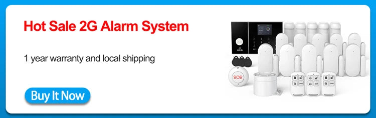 WiFi GSM Home Alarm System – App-Controlled Smart Security Kit Tidesmit