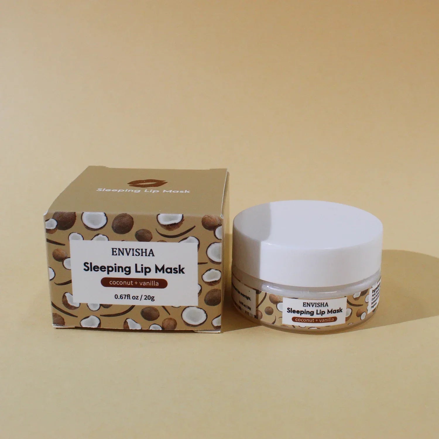 Coconut Lip Sleeping Mask for Deep Hydration - Tidesmit Lip Care Treatment Lip Care Tidesmit