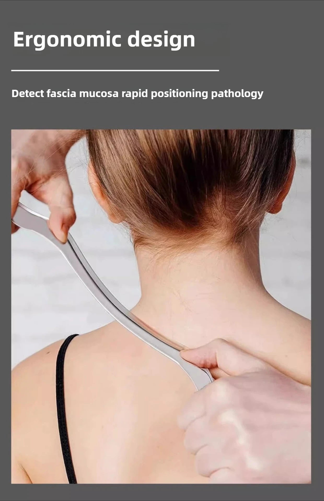 Gua Sha Stainless Steel Muscle Recovery Tool for Deep Tissue Massage Fascia Gun Tidesmit