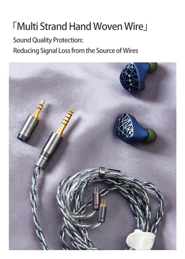 SoundRhyme SR10 10-Driver Hybrid HiFi Wired IEMs by Tidesmit Tidesmit