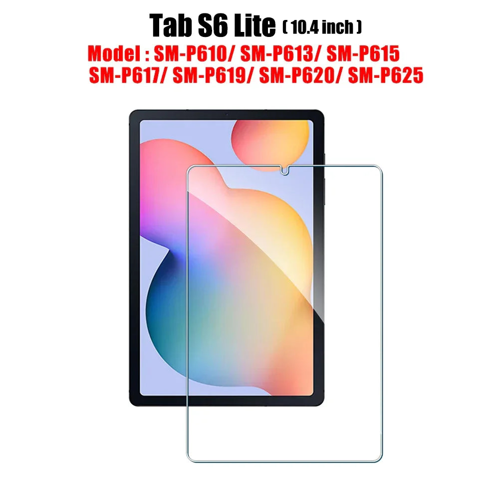 Samsung Galaxy Tab Tempered Glass Screen Protector - 9H Anti-Scratch Film Tab S6 Lite Tidesmit