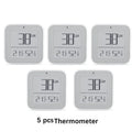 SmartLife Tuya Smart ZigBee Bluetooth-Compatible Mesh Brightness Thermometer Light Temperature Humidity Detector Wireless Remote