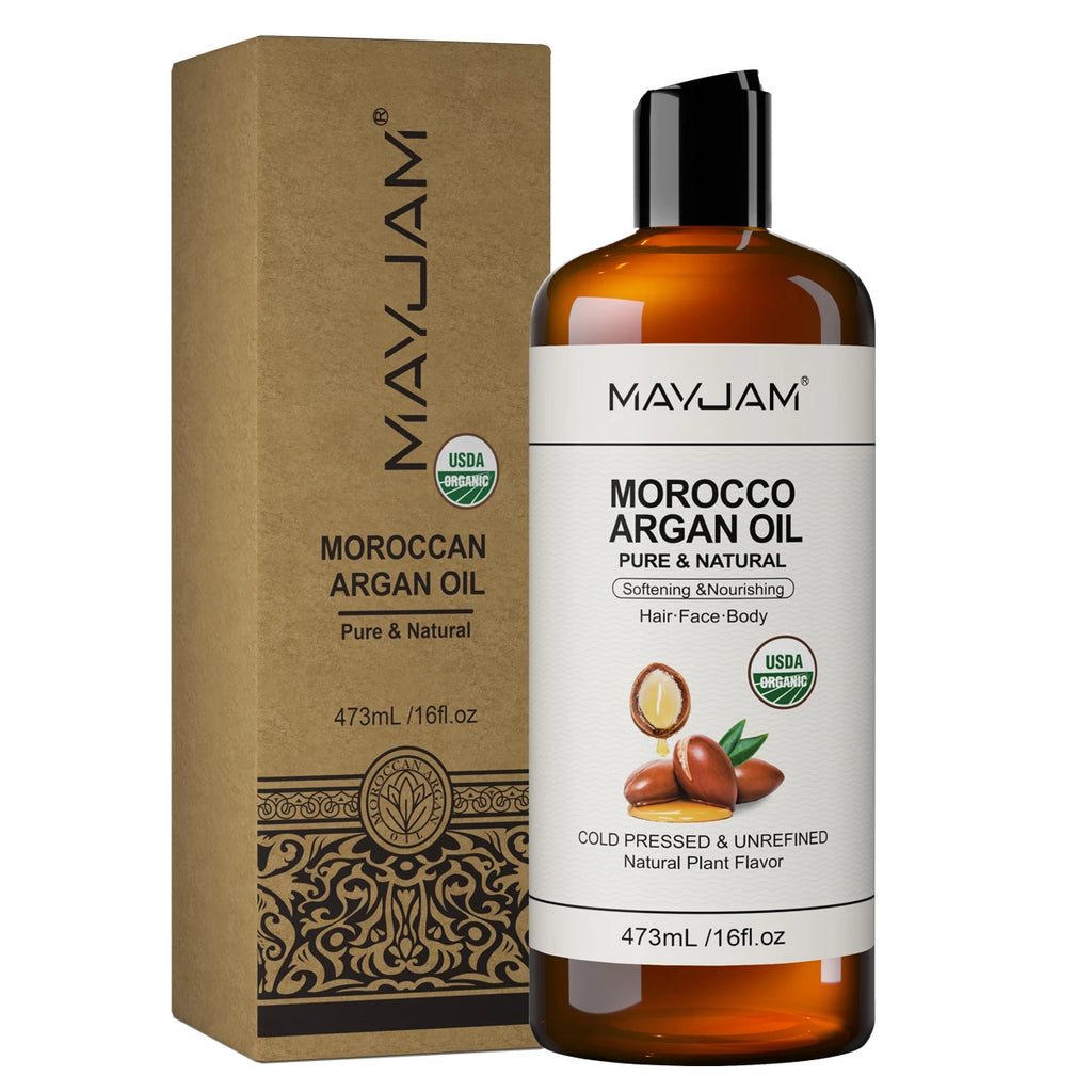 Organic Sweet Almond Oil Cold Pressed 16 floz Sunflower Grapeseed Jojoba Castor Essential Oil Moisturizing for Face, Hair, Skin