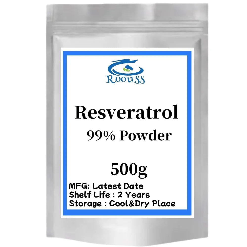 Resveratrol Powder skin care body makeup Anti Aging and Antioxidant free shipping