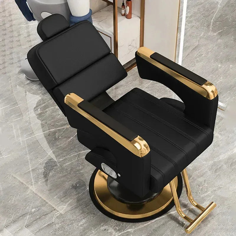 Barber Shop Hydraulic Chair: 360-Degree Swivel Salon Seating Massage Chairs Tidesmit